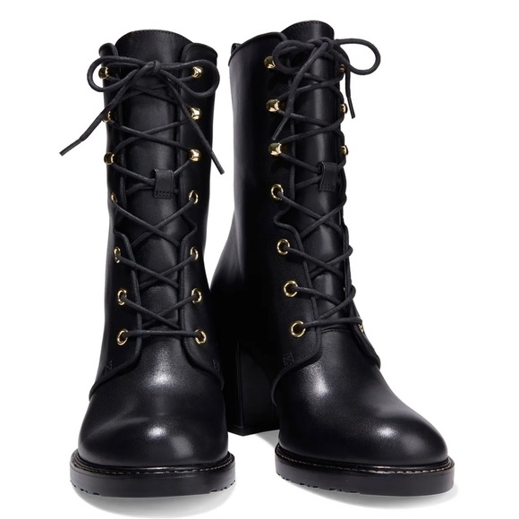 Stuart Weitzman Black Ankle Boots - Picture 3 of 8